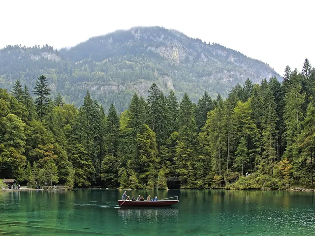 Boot auf dem Blausee