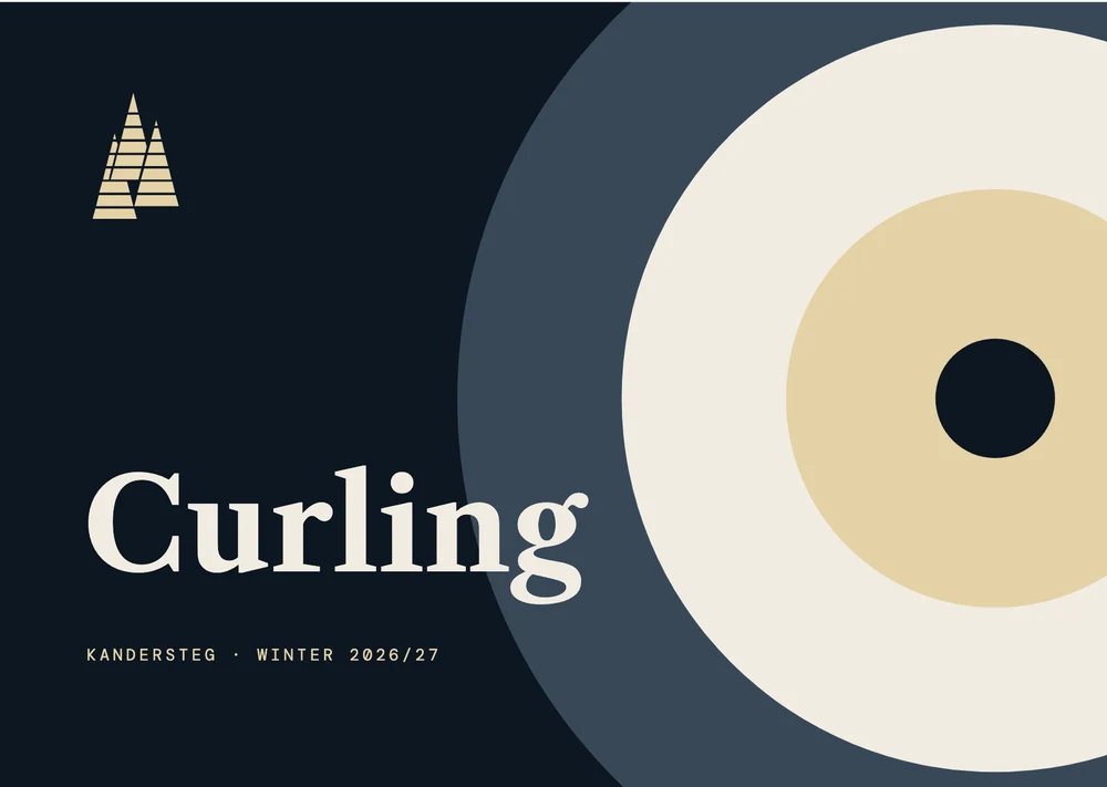 Karte zum Curling · Vorderseite