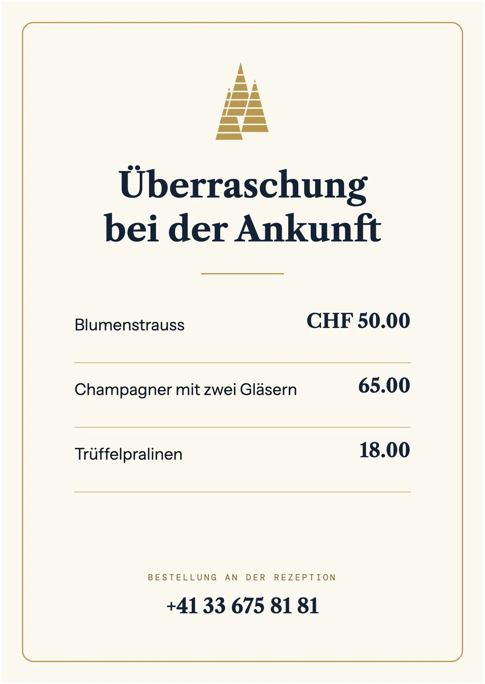 Grusskarte · Rückseite