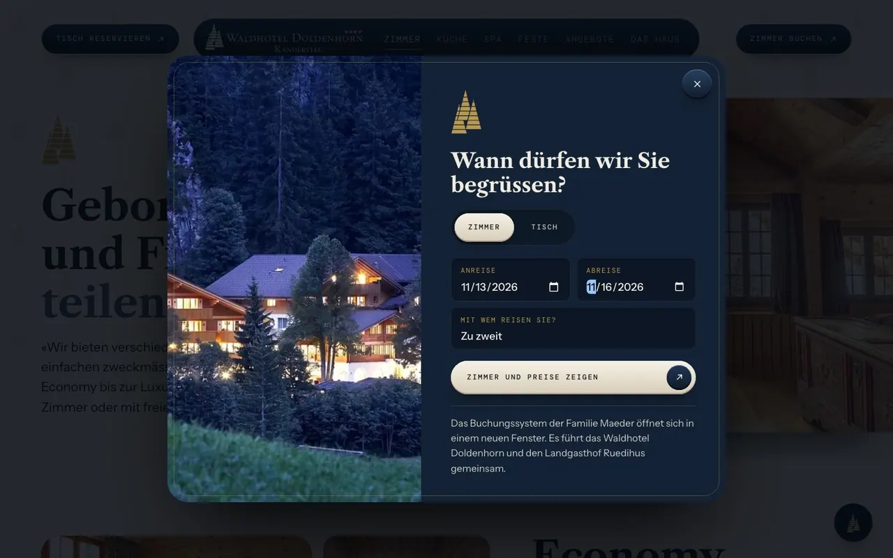 Zimmer-Finder mit Preis